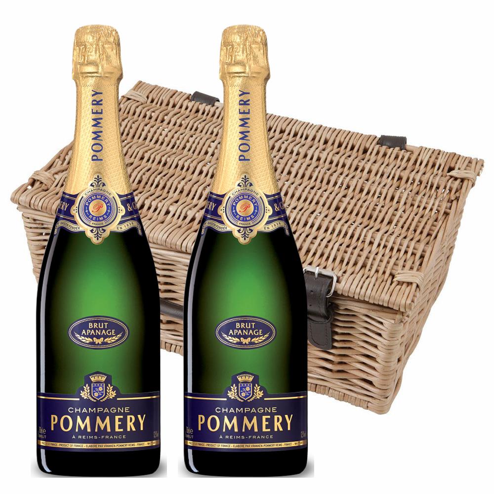Pommery Brut Apanage Champagne 75cl Twin Hamper (2x75cl)